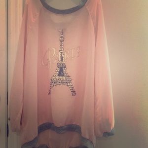 ✨long sleeve Sheer top!!✨